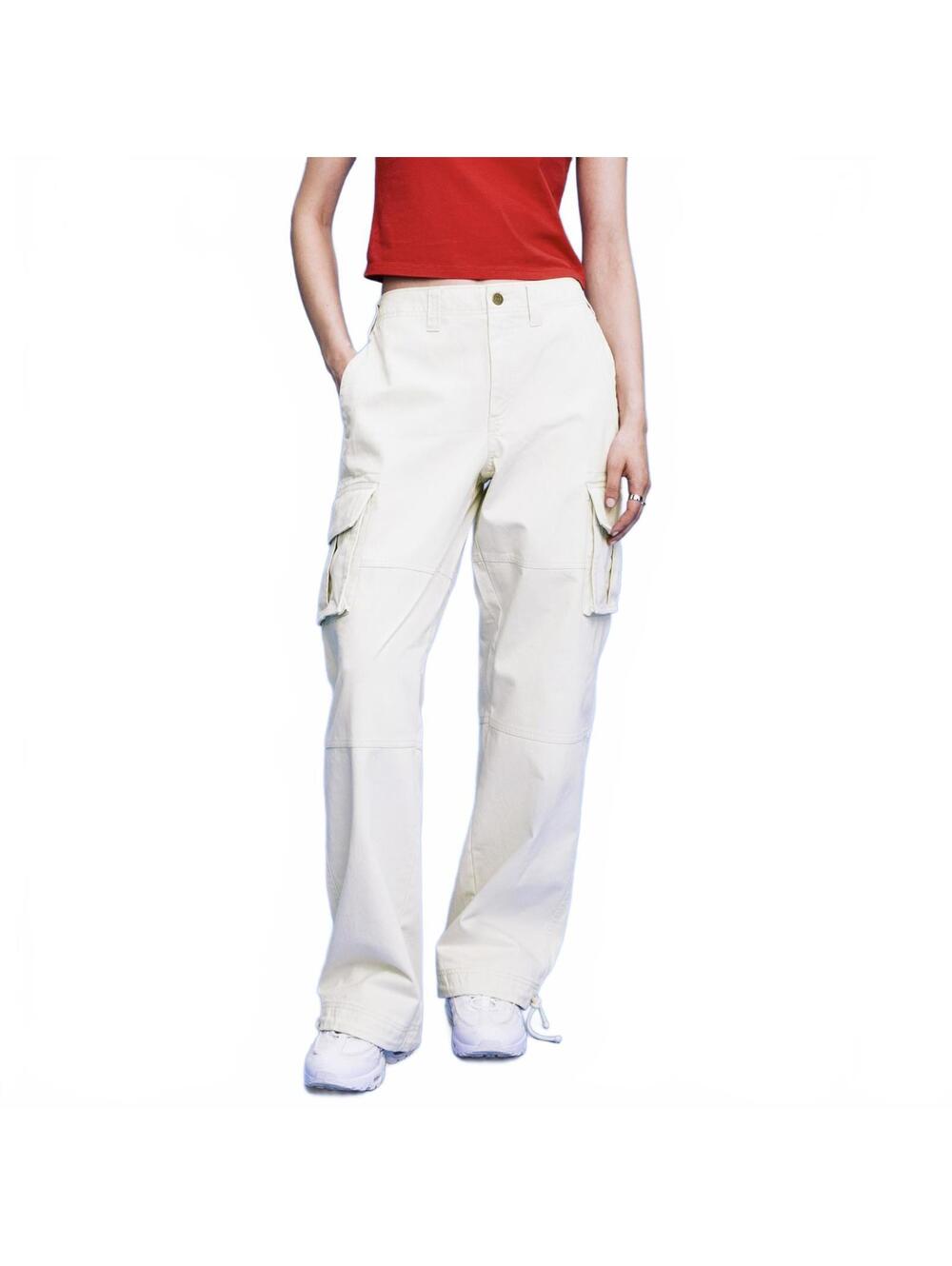 Old Navy 90s Mid-Rise Cargo Pant NWT Silver Gray Size 6R